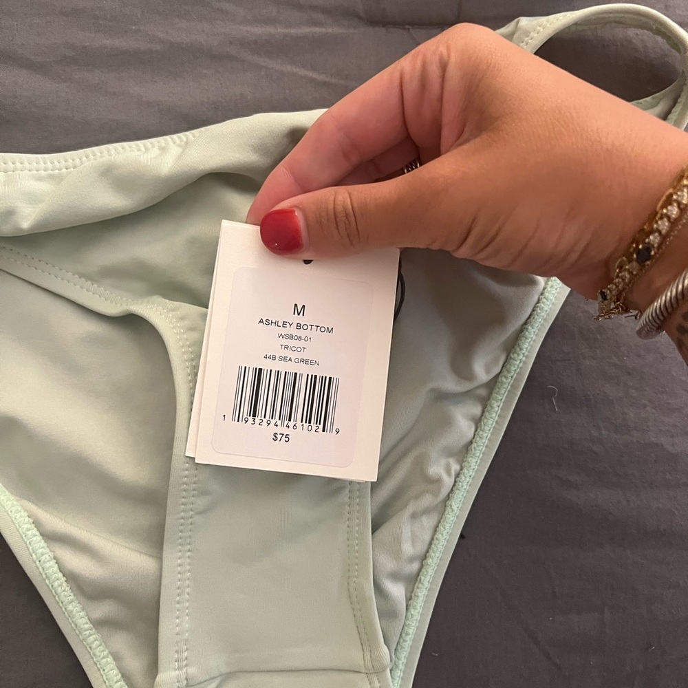 Brand new with tags onia sea green bikini